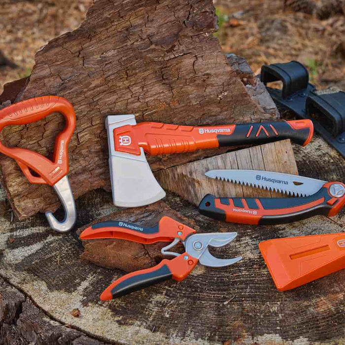 Little Logger Husqvarna Tool Belt Playset, Arborist Accessory Toy Set-4