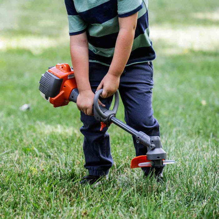 Toy Trimmer, Husqvarna 223L Model, Real Engine Sound, Spinning Trimmer Line-3