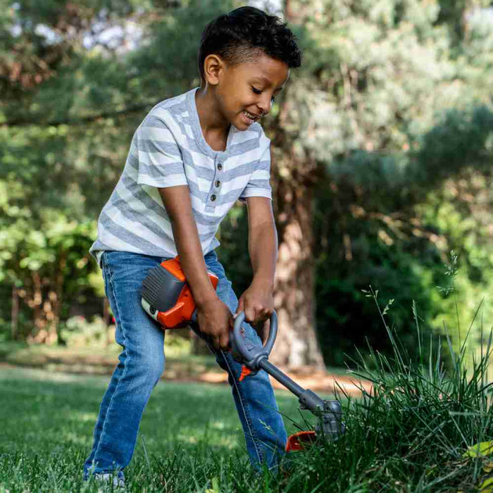 Toy Trimmer, Husqvarna 223L Model, Real Engine Sound, Spinning Trimmer Line-5